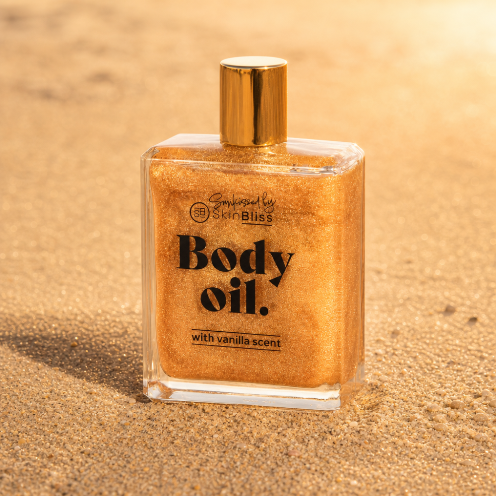 Body Oil Glitter: Pelle dorata che brilla, da mattina a mezzanotte.
